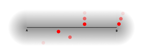 But not just any line! You want a nice line. One with some thickness and shading. That means you’ll need to choose every pixel around the line, and 